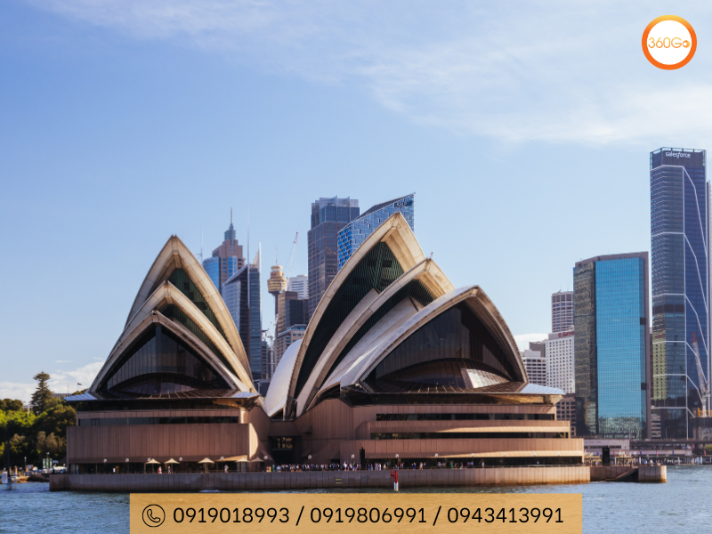 Nhà hát con sò Sydney nổi bật với những đường cong mềm mại và uyển chuyển - Du lịch 360Go 